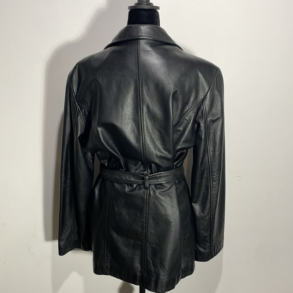 Leather jacket black - size large - Picture 8 of 16